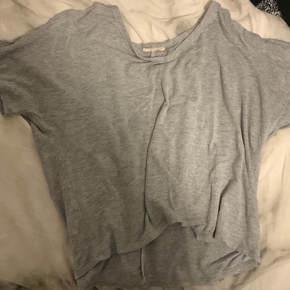 FREE WITH ANY PURCHASE!! gray flowy shirt :)